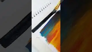 Acrylic paint-Atheistic sunset window♡ #easydrawing #acrylicpainting #art #artshorts #shorts