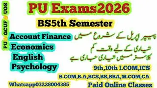 Alert PU Exams 2026 short time ready for exams preparation. Join academy