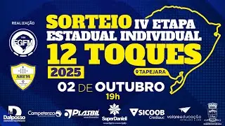 Live #194 - SORTEIO IV ETAPA CAMPEONATO GA&Uacute;CHO 12 TOQUES 2025 | AHFM
