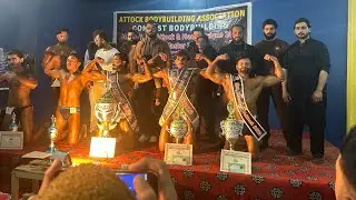 Mr Attock 2026 bodybuilding 🏆competition class + title fight And Results Announcement 