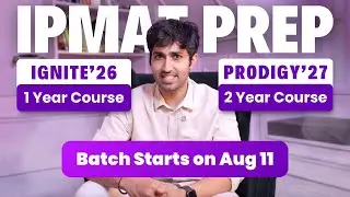 Crack IPMAT Indore 2026/27 with Boards | AceIPM New Batch - Ignite & Prodigy 🔥