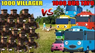 1000 VILLAGER VS 1000 BUS TAYO?!