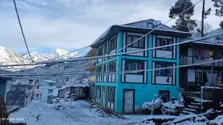 snow falls solukhumbu salleri  || awesome view#home town#solukhumbu