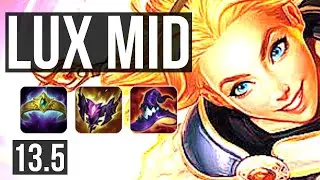 LUX vs MORDE (MID) | Rank 2 Lux, 1.1M mastery, Rank 12, 9/4/11 | TR Challenger | 13.5