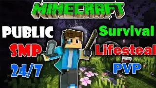 Forge Smp Lifesteal server  | public smp | 24/7 | Forge Smp JOIN NOW #lifestealsmp #publicserver