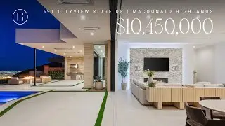 Inside a $10,450,000 Modern Luxury Mansion in MacDonald Highlands | 591 Cityview Ridge Las Vegas