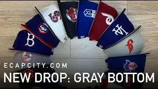 Restock: Retro Gray Under Brim New Era 59Fifty Fitted Hats