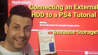 How to Connect an External Hard Drive to a PS4 to Increase Storage - Full Tutorial