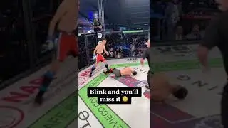 Caught him with the kick 😮 (via upnextfighting/IG)