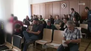 Antifa-Anschlag/Ulrichsberg-Ehrenhain: Prozess mit Gr&uuml;nen Parteihintergrund (ORF K&auml;rnten)