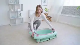 Baby Bathtub Cushion Anti Slip Soft Foldable Baby Bath Tub Support Mat