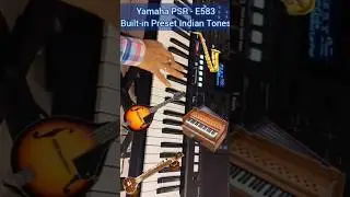 New Yamaha PSR-E483 & E583 Keyboards || Indian Tones Demo