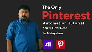 Pinterest Automation FREE with Make.com | Malayalam Tutorial | Aswin mv