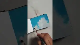 A Magical Sky Painting You Can Watch Forever #menorahcreatif #sketchbook #menorahsketchbook #art