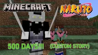 I Survived 500 Days in the Naruto Anime Mod with a Custom Story!!