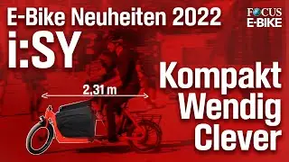 E-Bike mit 2,31 m L&auml;nge und super-kleinem Wendekreis von i:SY | FOCUS E-BIKE Neuheiten 2022