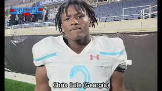 LB Chris Cole (Georgia) Under Armour All America Game