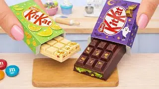 How to Make a Mini Tasty Chocolate OREO & KITKAT Cake ASMR No Talking 🍫 Tiny Rainbow Cakes🌈