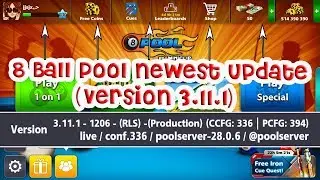 😱 😱  8 Ball Pool | New Updated Version 3.11.1 (4.10.2017) 😱 😱