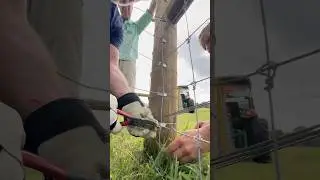 Tips for installing woven wire or net wire using Gripples #farming #fenceinstallation #ranching