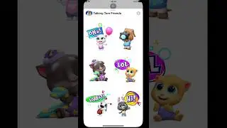 My Talking Tom & Friends stickers 😻❤️ #talkingtomfriends