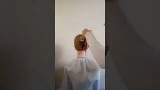 Fast Hair Updo Tutorial  #1MinuteHair #EasyHairFix #MuteHairTutorial  #BeginnerUpdo #QuickUpdo #you