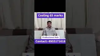 65 Marks in Costing|  Exemption in 3 Subjects |Professional Hub#ca #results #newvideo #cainter
