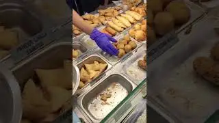 Different varieties of samosa @A1 Samosa Sion