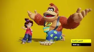 Donkey Kong Bananza - Canyon Layer: Longneck Plateau Gameplay: Ride Mining Cart | Squeeloids Combat