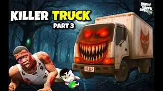 Shinchan and Franklin Found Horror Killer Truck in Los Santos | GTA 5