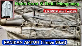 Trik Menghilangkan Noda Kuning yg Sudah lama-Rahasia Laundry