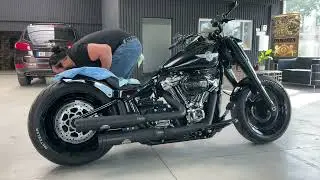 How I Polish my Harley Davidson Fat boy 114