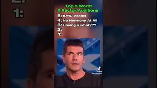 Top 5 worst auditions #Xfactor #funny #comedy #auditions#fails