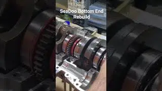 How to rebuild a SeaDoo bottom end. #jetski #boatlife #seadoo #951 #947 #engine