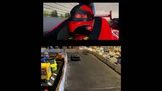 Turbo (2013) Indy 500 race scene comparison (Movie vs Stop motion remake)