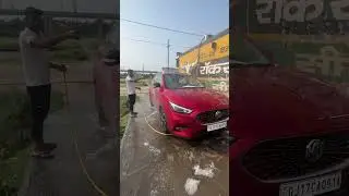 MG Astor Red Colour #shorts #red #astor #adas #ai #turbo #petrol #compactsuv #features #washing #suv