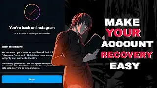 How to Make Your Instagram Account Easily Recoverable | Avoid Permanent Suspension