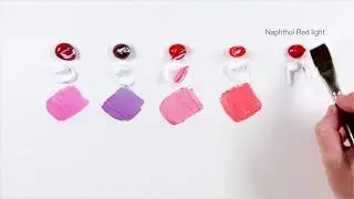 Mixing Acrylic Pinks: Winsor & Newton Masterclass