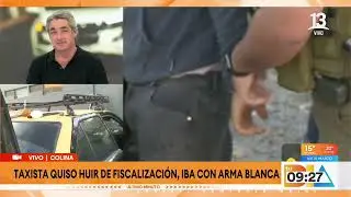 Colina: Conductor de taxi detenido durante fiscalización por portar particular 
