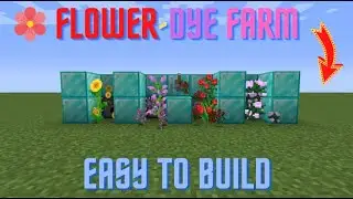 Minecraft 1.16 | Automatic Flower-Dye Farm | Easy Redstone