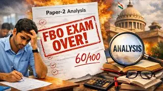 🔥🔥FBO MAINS COMPLETED..PAPER-2 COMPLETE ANALYSIS✅️✅️✅️