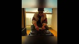 DJing on my balcony on AIDA Blu