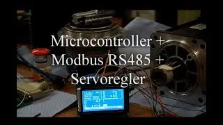 Servoverst&auml;rker auslesen und visualisieren ( dsPIC30F4011 ) Modbus RTU Display RS485