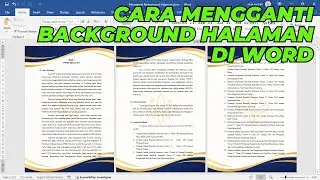 Cara Mengganti Background Halaman di Word (Semua atau Hanya Halaman Tertentu)