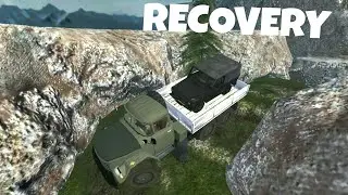 Stuck and Recovery - Truck Offroad Simulator Gameplay