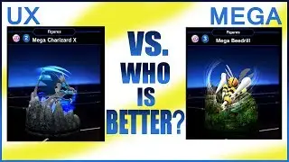 POKEMON DUEL: UX Mega Charizard X vs UX Mega Beedrill Gameplay