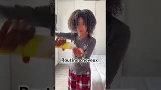 Routine cheveux #curly #famille #curlyhair