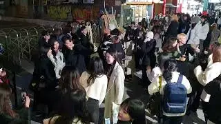 [STREET ARTIST] ONE OF. WITH FANS. INTERACTIVE HONGDAE BUSKING. 231210.