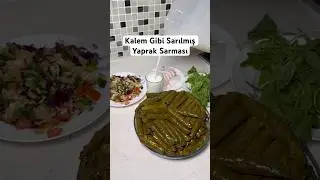 Kalem Gibi Sarılmış Yaprak Sarması #pratiktarifler #yemektarifleri #tarif #yemek #sebzeyemekleri