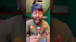 Yellow and Pink Lollipop Flavor Test by technical fuchkul 🍡🍢😨😋